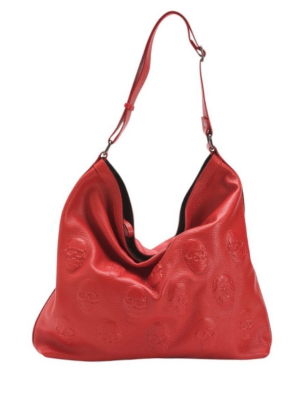 IO PELLE Made In Italy Leather Multi Skull Hobo